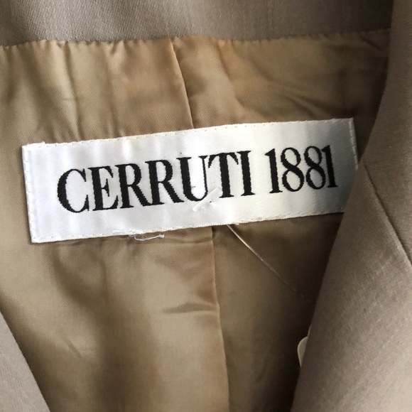 Cerutti 1881 taupe single breasted blazer - Picture 6 of 11